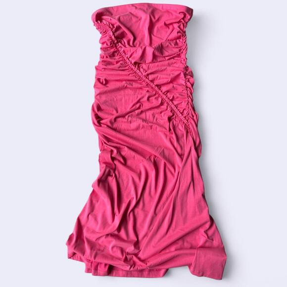 Celandine by Anthropologie Gabbie Strapless Ruched Tube Dress size XL NWT - Picture 1 of 8